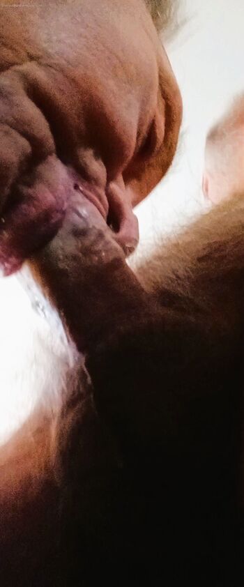 At the moment of orgasm. My spasming cock is beginning to spurt, hot, creamy CUM into my buddy's mouth.
