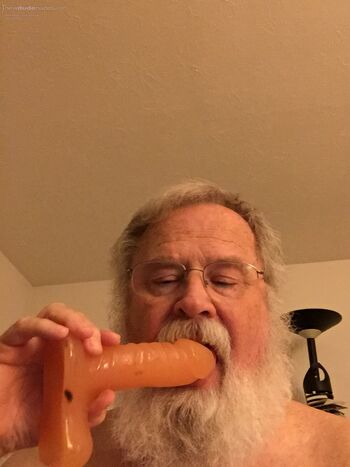 Sucking a dildo