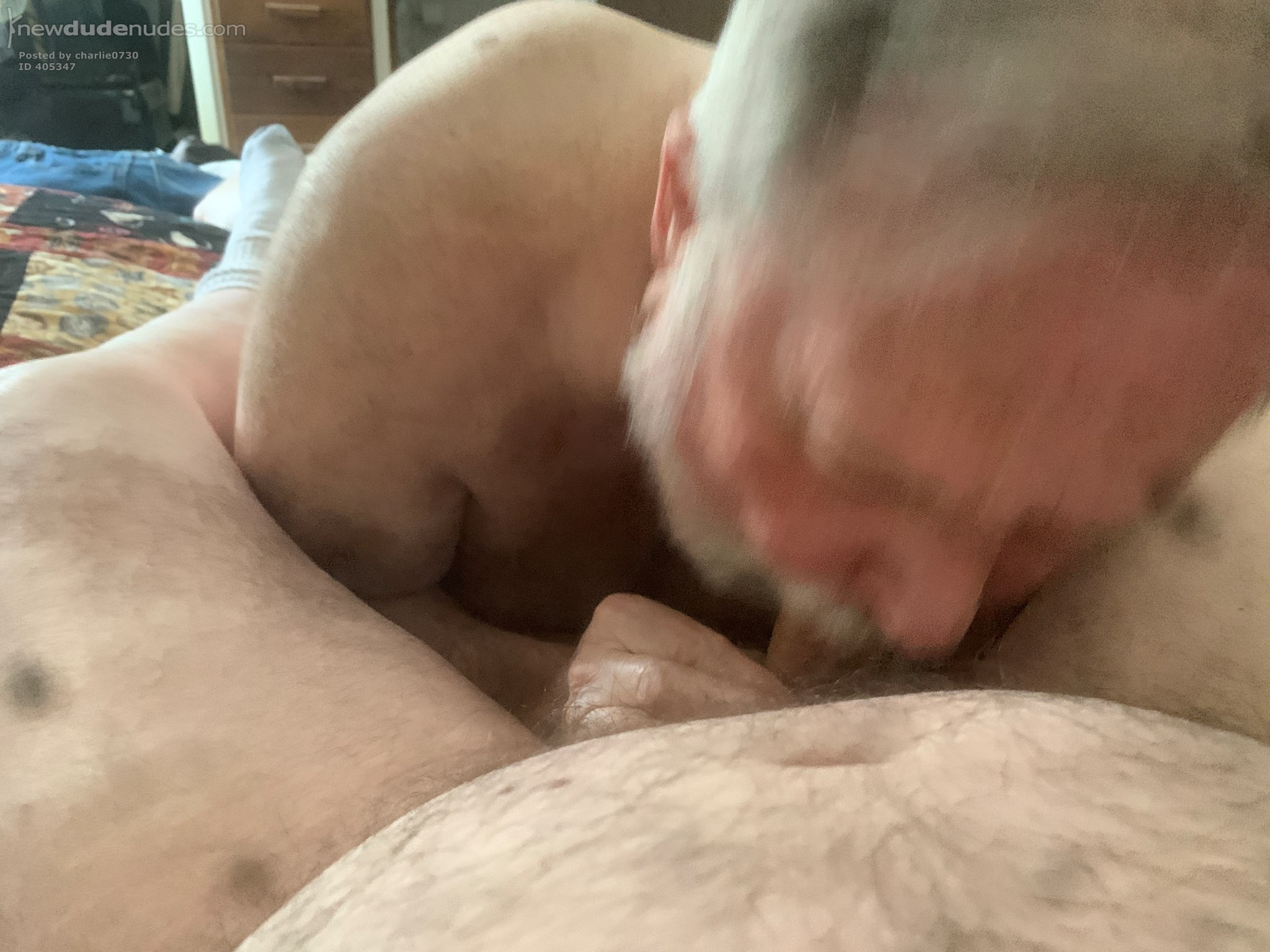 Blowing a friend